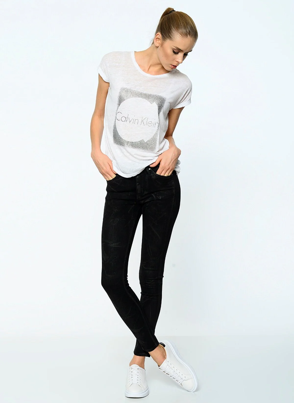 Calvin Klein Jeans - Sculpted  Skinny - Black Coated , Style J20j200882 - Image 5
