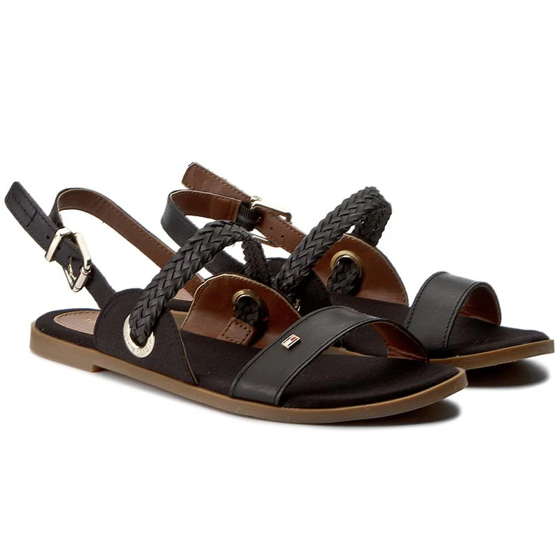 Tommy hilfiger - Women's Faux Leather Flat Sandal - Image 3