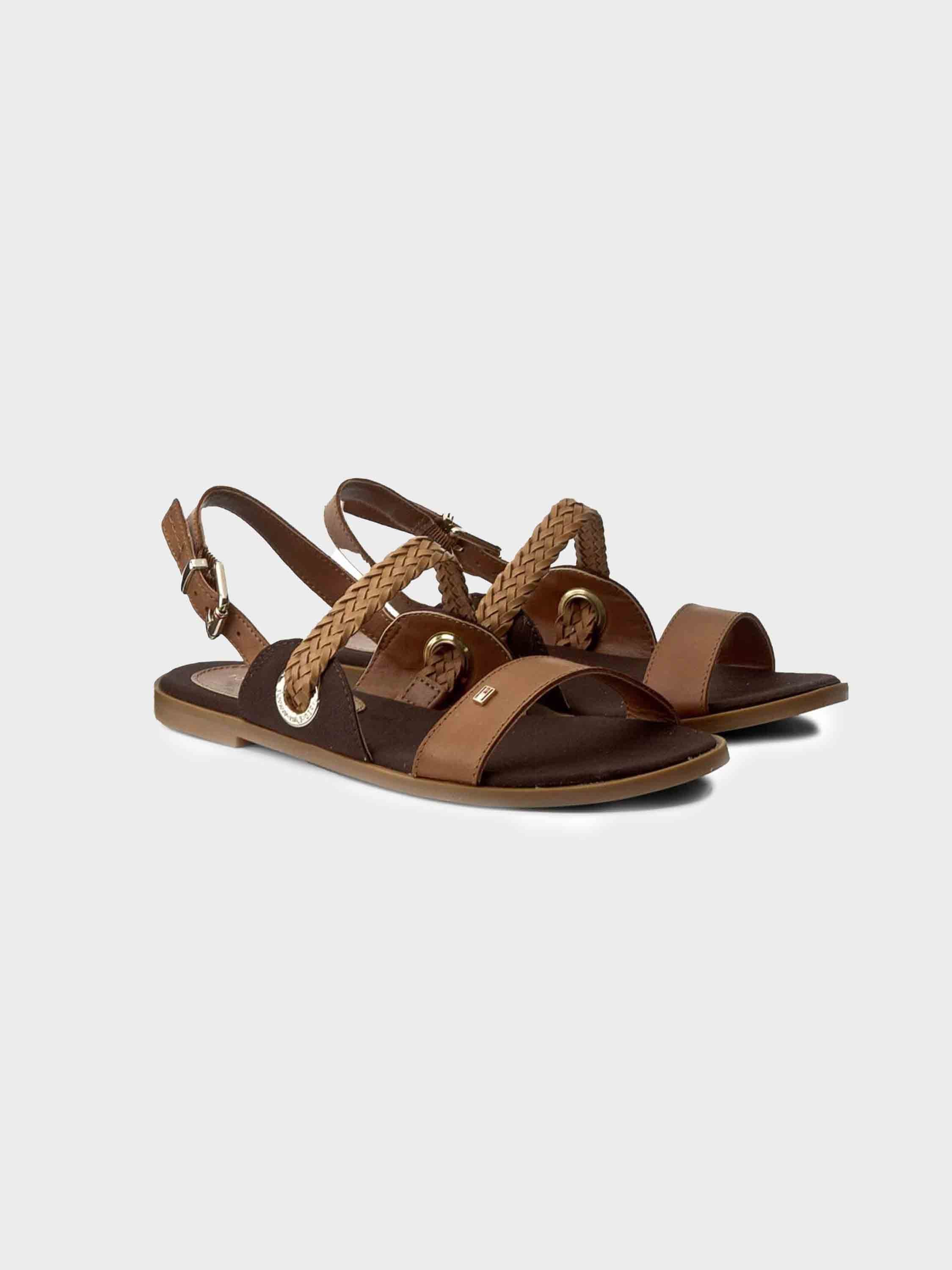 Tommy hilfiger - Women's Faux Leather Flat Sandal - Image 9