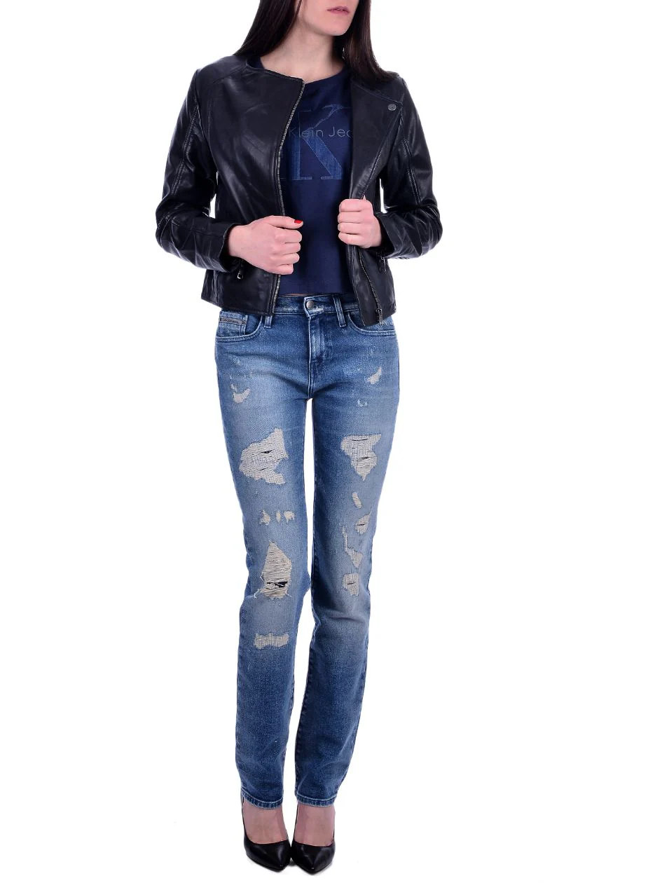 Calvin Klein Jeans - Mid Rise Straight Released Jeans - Image 12