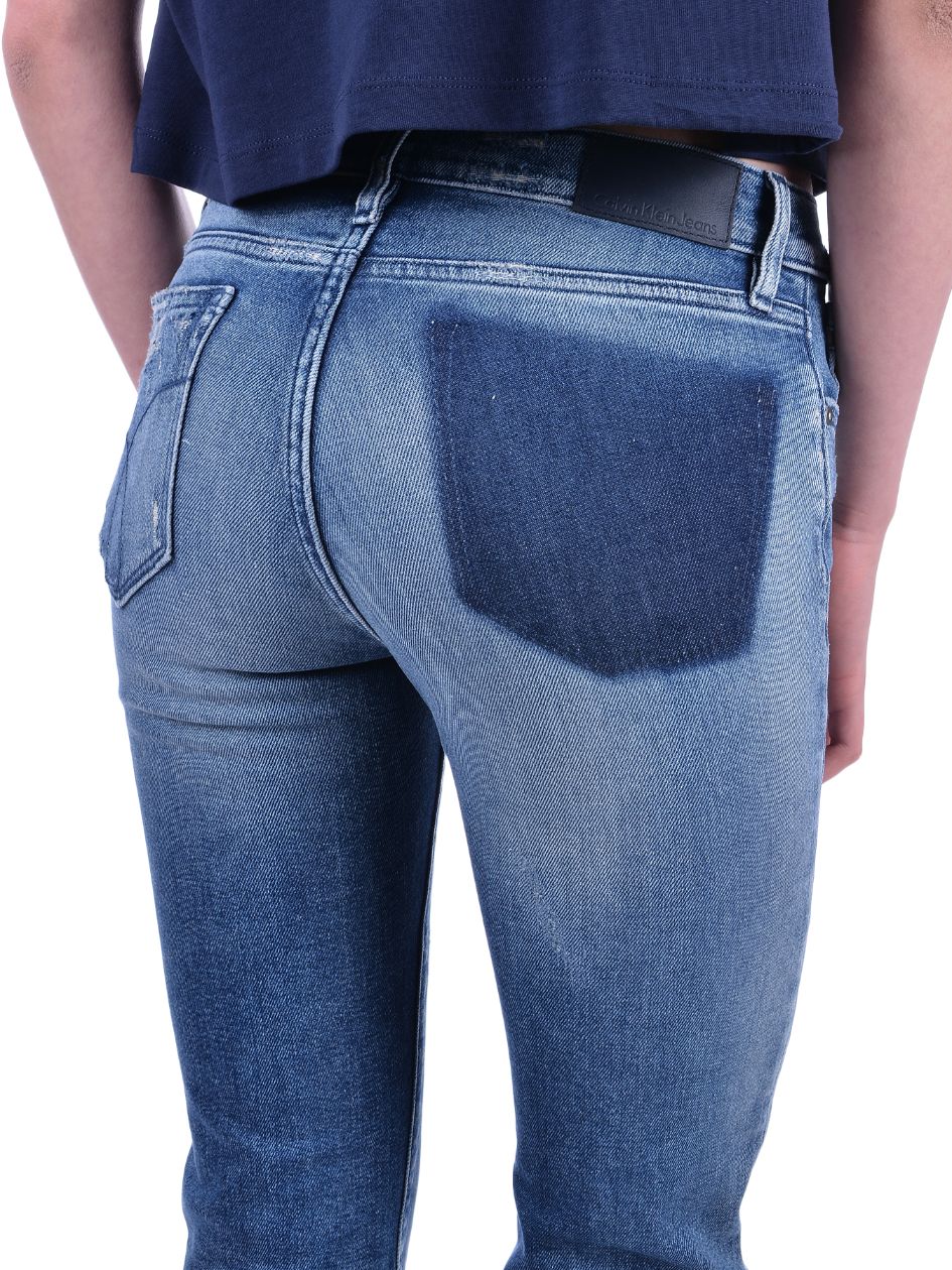 Calvin Klein Jeans - Mid Rise Straight Released Jeans - Image 7