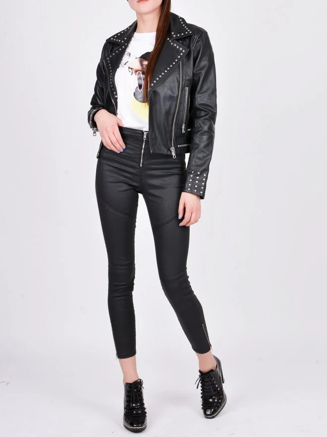 Calvin Klein Jeans - Seductive Moto Skinny - Oily Black - Image 4