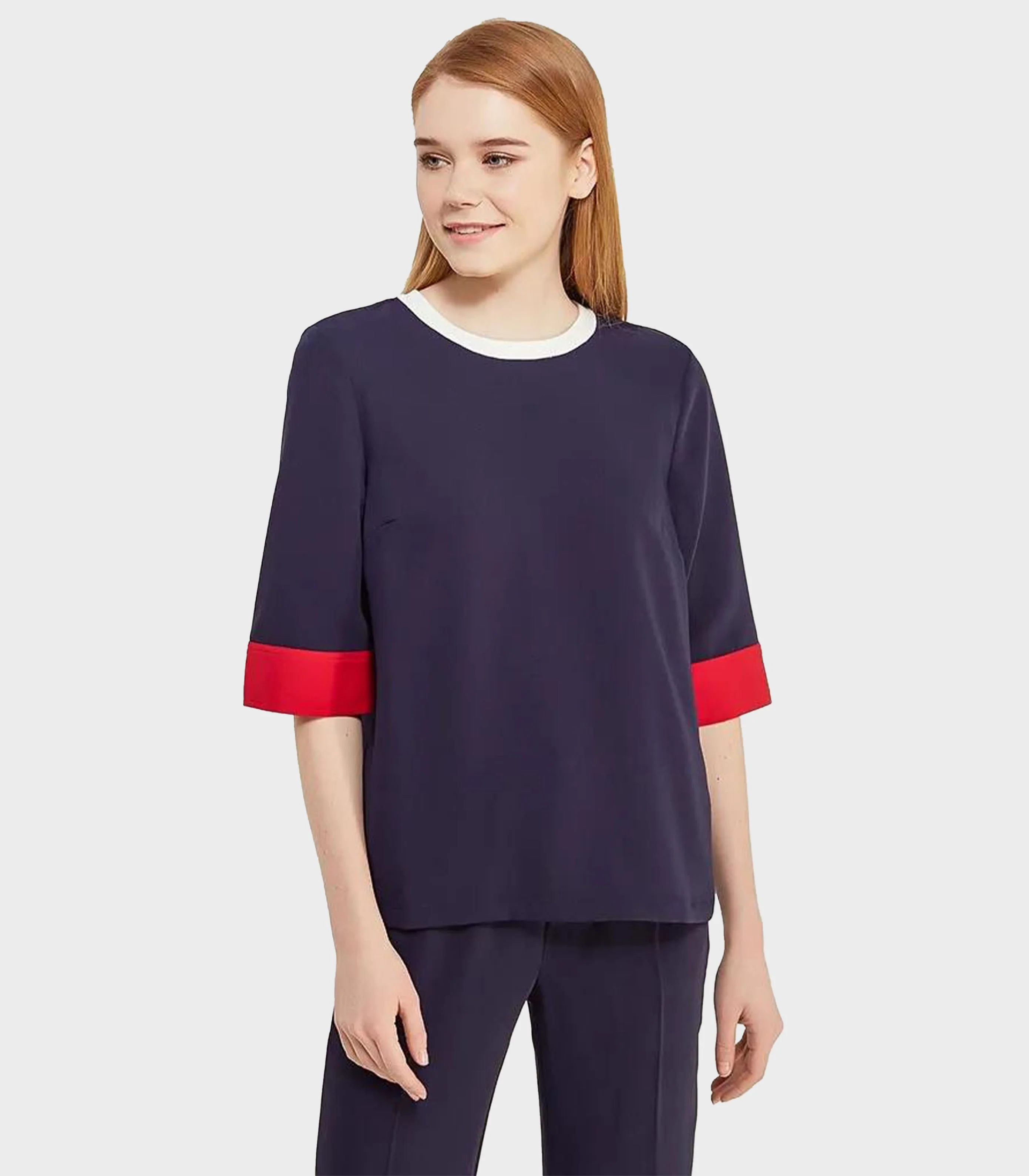 Tommy hilfiger - crepe blouse
 - women - Image 4
