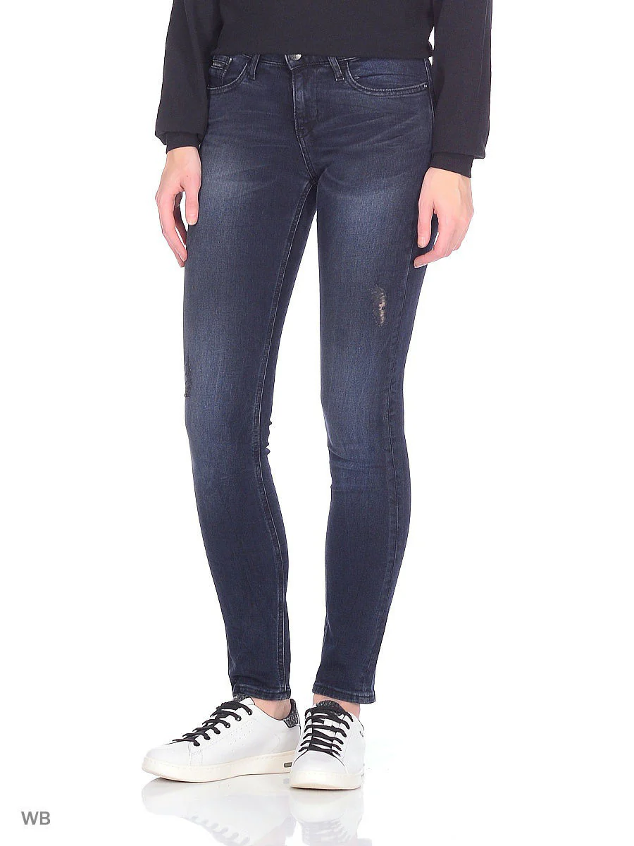 Calvin Klein Jeans - Skinny Blackwater Destructed Jeans - Image 2