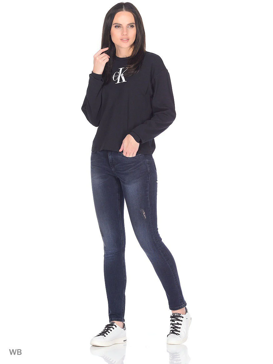 Calvin Klein Jeans - Skinny Blackwater Destructed Jeans - Image 6