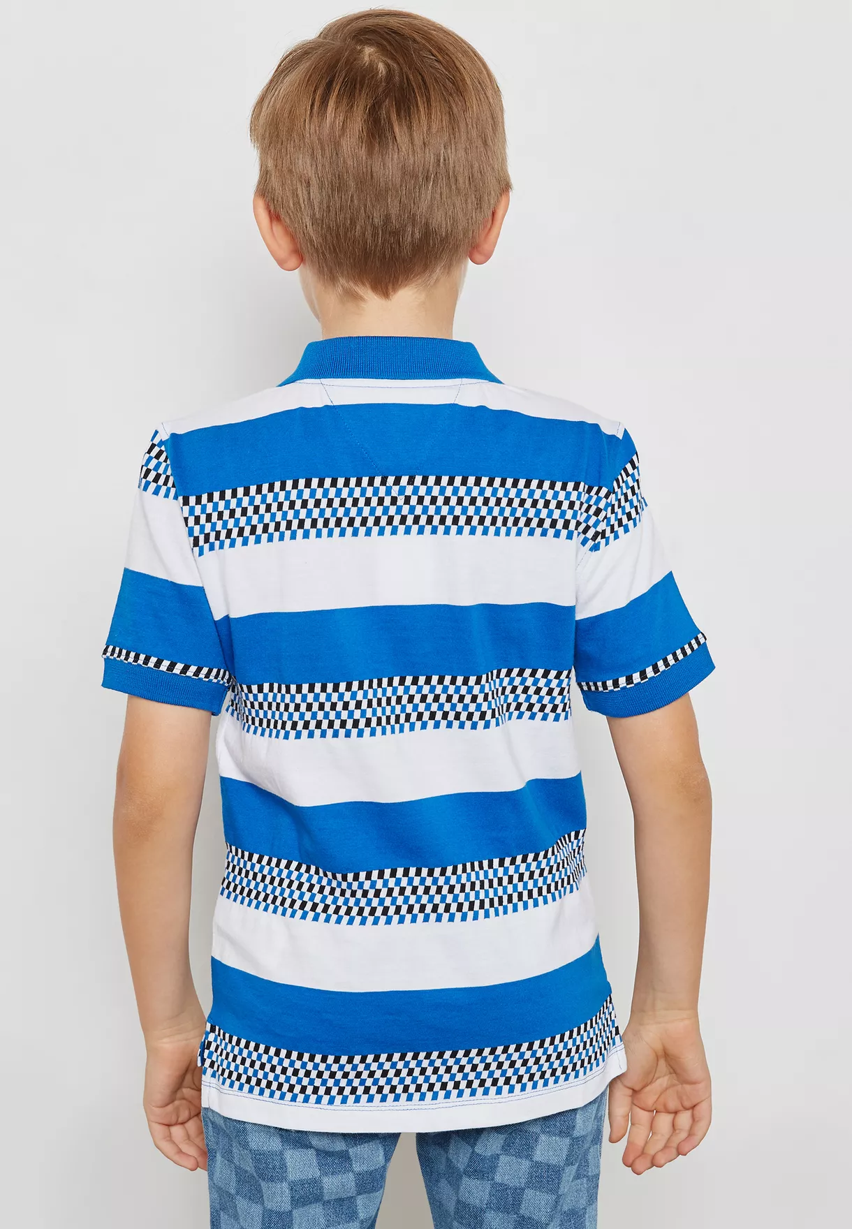 Tommy Hilfiger - Boys' Bright Checkerboard Polo Regular Fit - Image 2