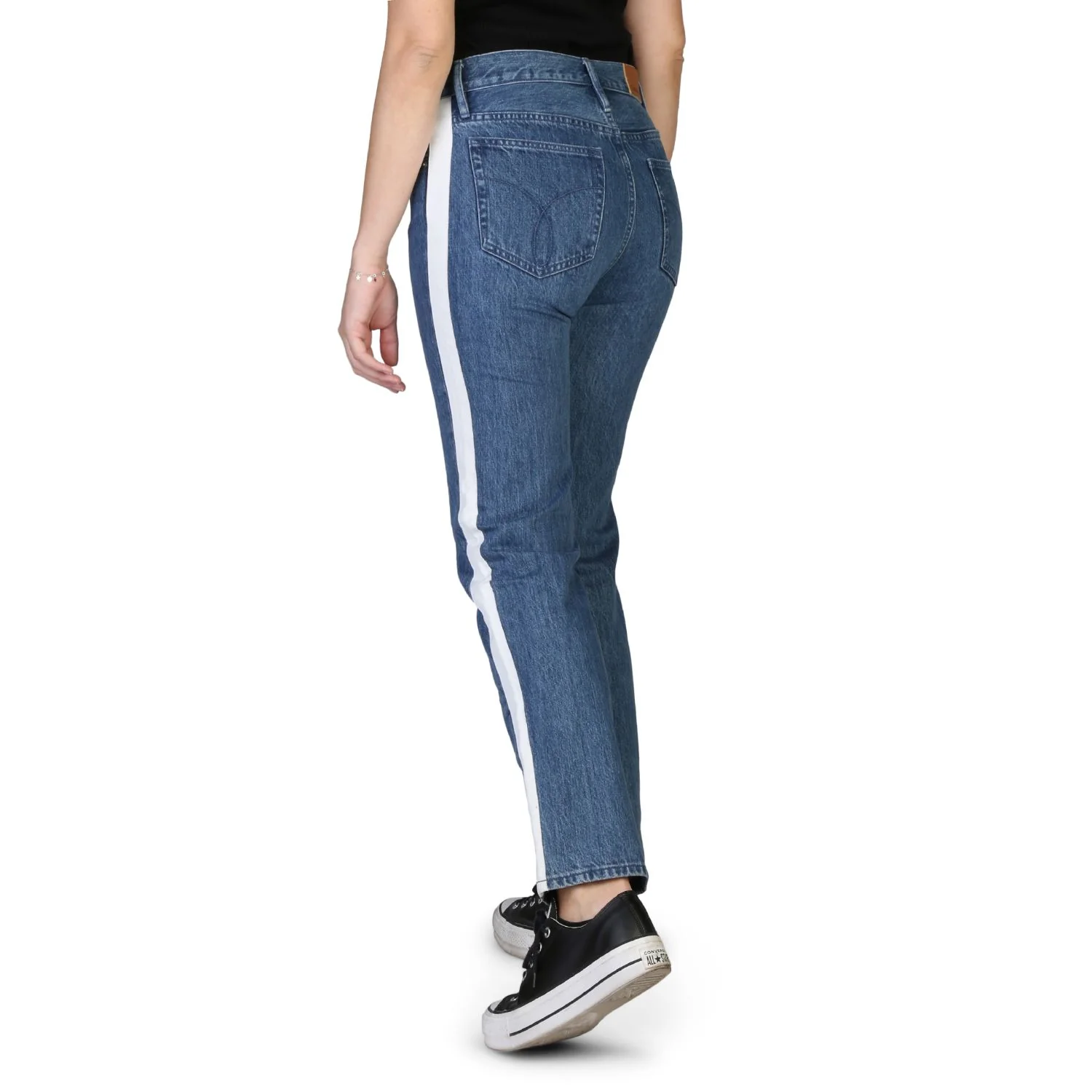 Calvin Klein Jeans - High Rise Straight Taped Jeans - Image 2