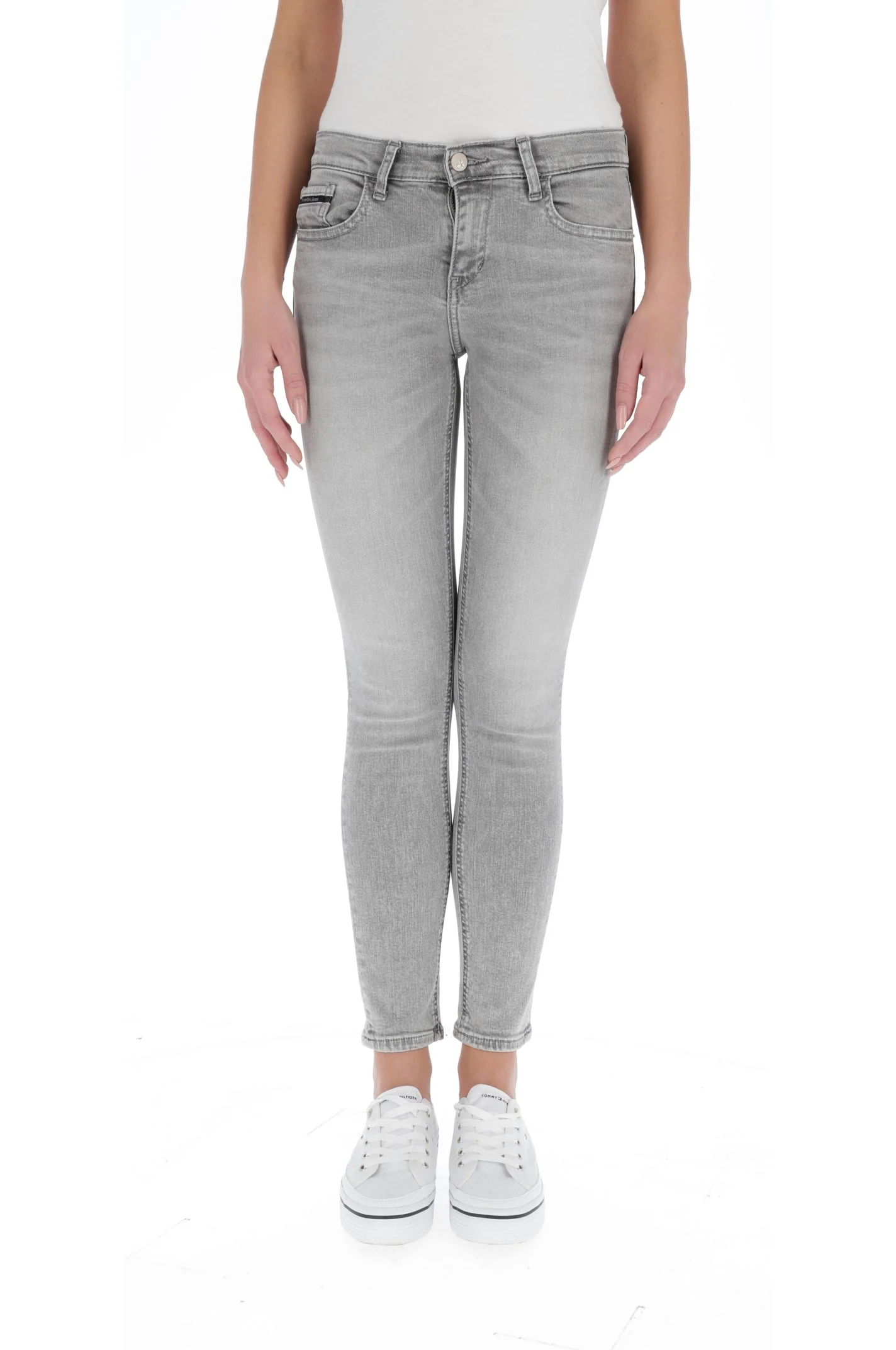 Calvin Klein Jeans - Mr Skinny Ankle - Lightning Grey Str , Style J20j207124 - Image 3