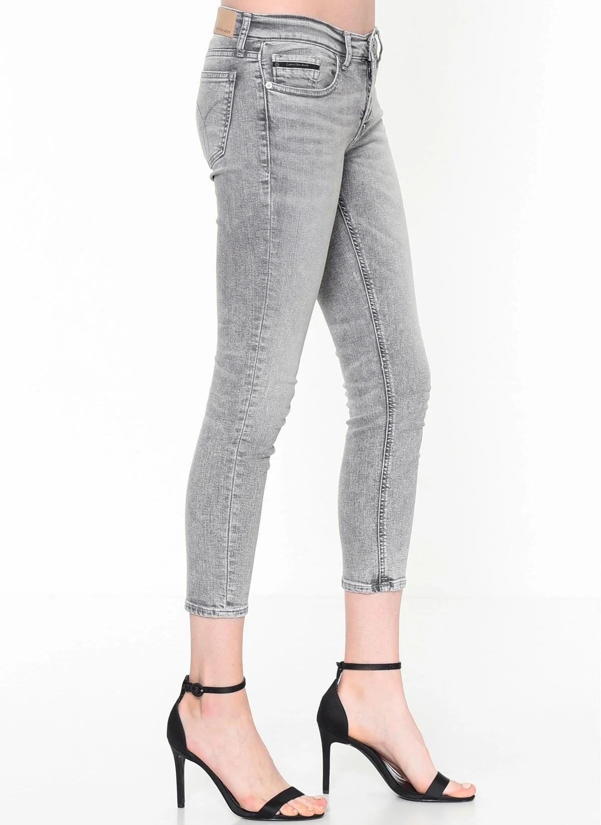 Calvin Klein Jeans - Mr Skinny Ankle - Lightning Grey Str , Style J20j207124 - Image 4