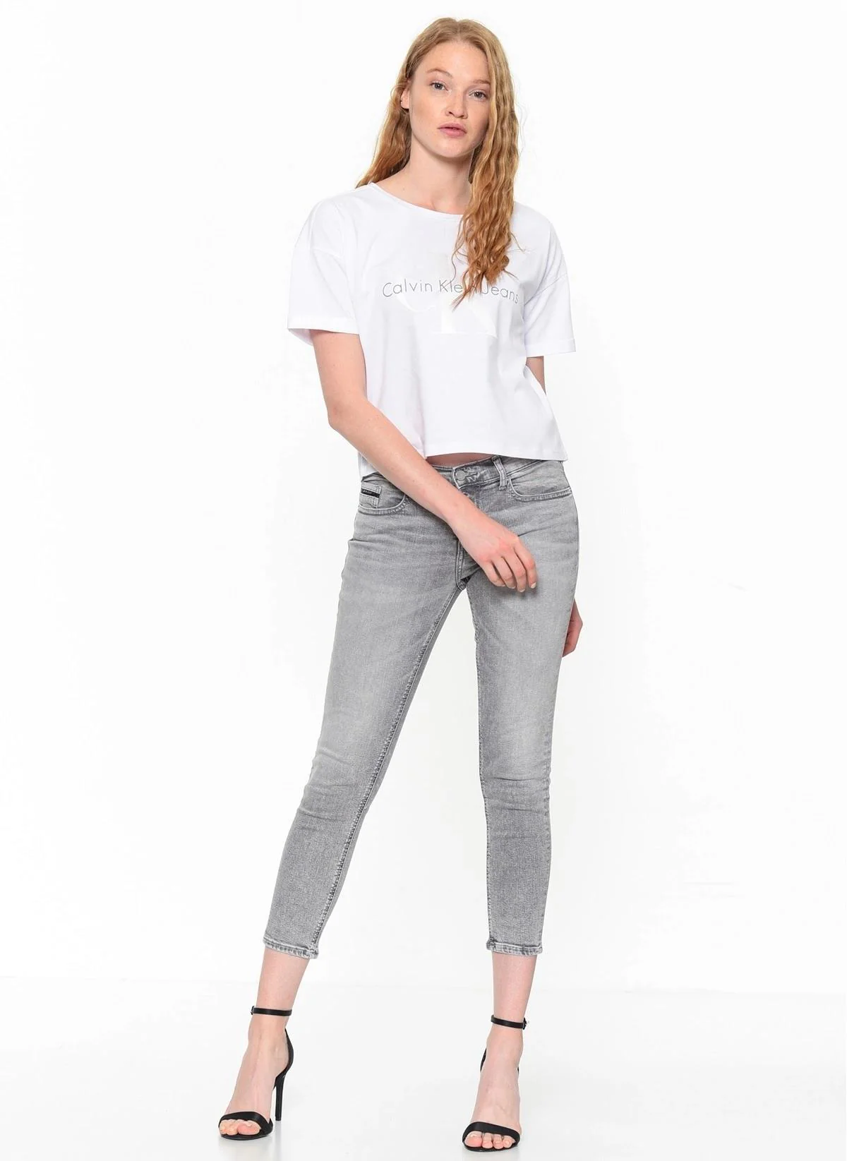 Calvin Klein Jeans - Mr Skinny Ankle - Lightning Grey Str , Style J20j207124 - Image 5