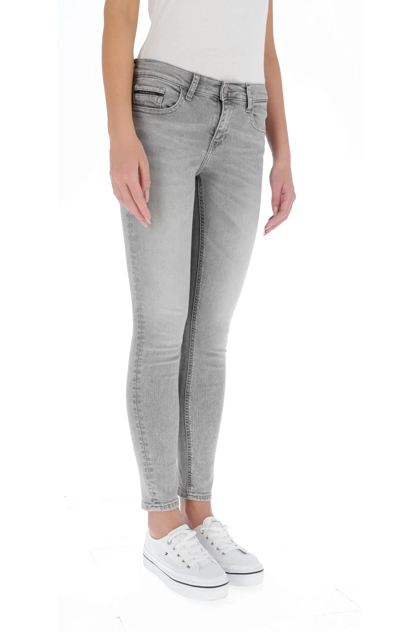 Calvin Klein Jeans - Mr Skinny Ankle - Lightning Grey Str , Style J20j207124 - Image 9