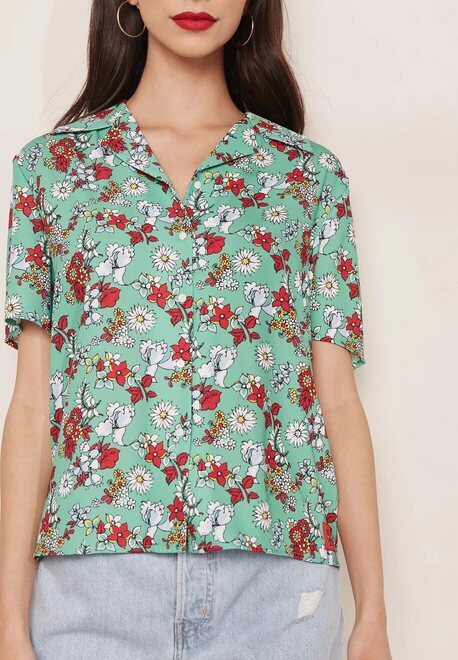 Calvin Klein Jeans - floral print shirt - women - Image 11