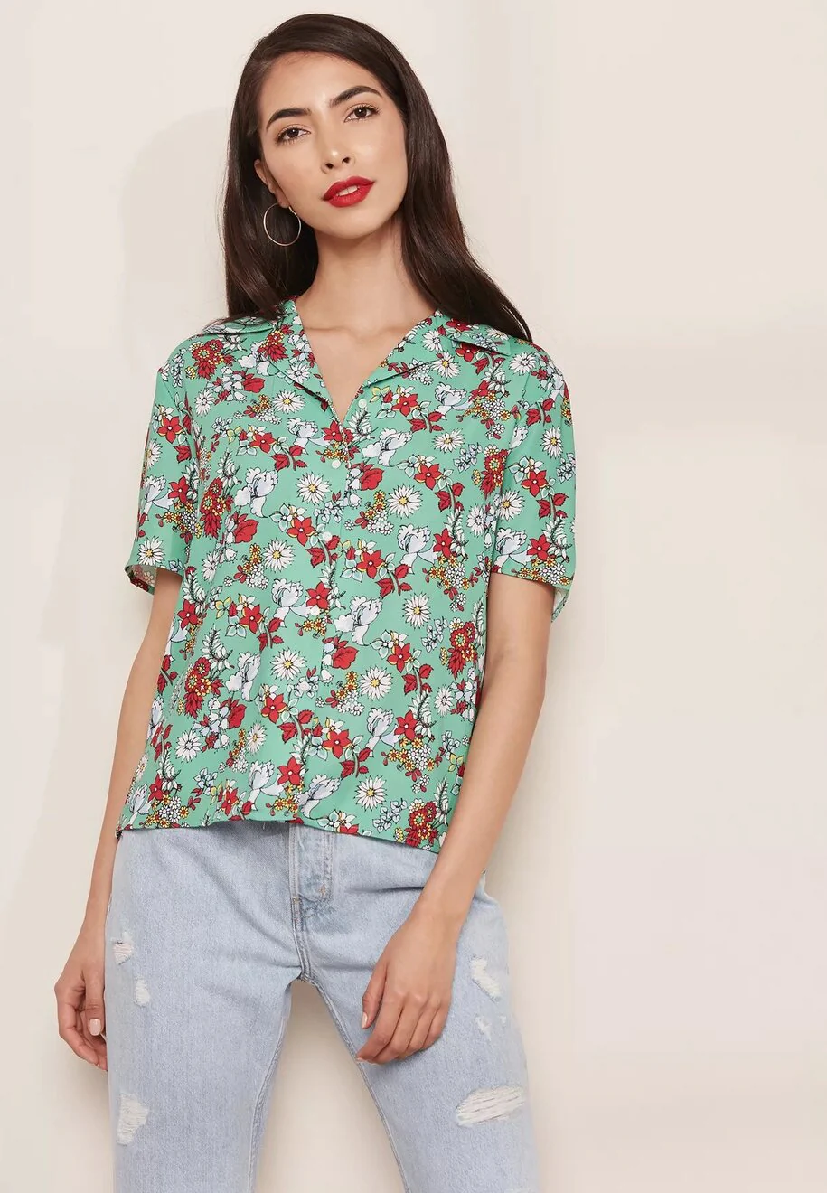 Calvin Klein Jeans - floral print shirt - women - Image 5