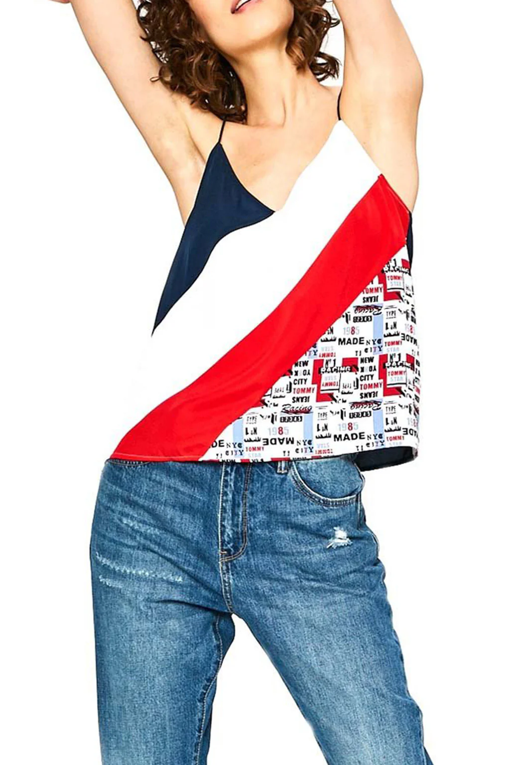 Tommy Hilfiger Jeans - Racing Print Strap Top - Image 2