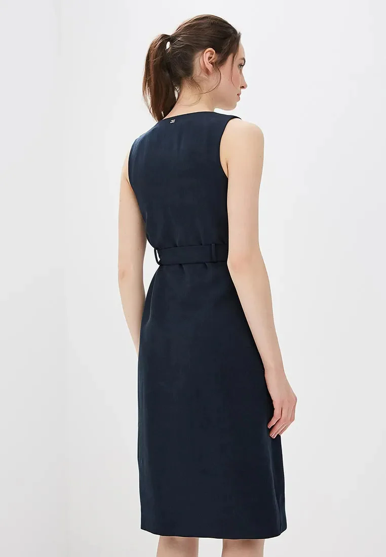 Tommy Hilfiger - Terrina Belted Trench Vest Hazel Dress - Image 3
