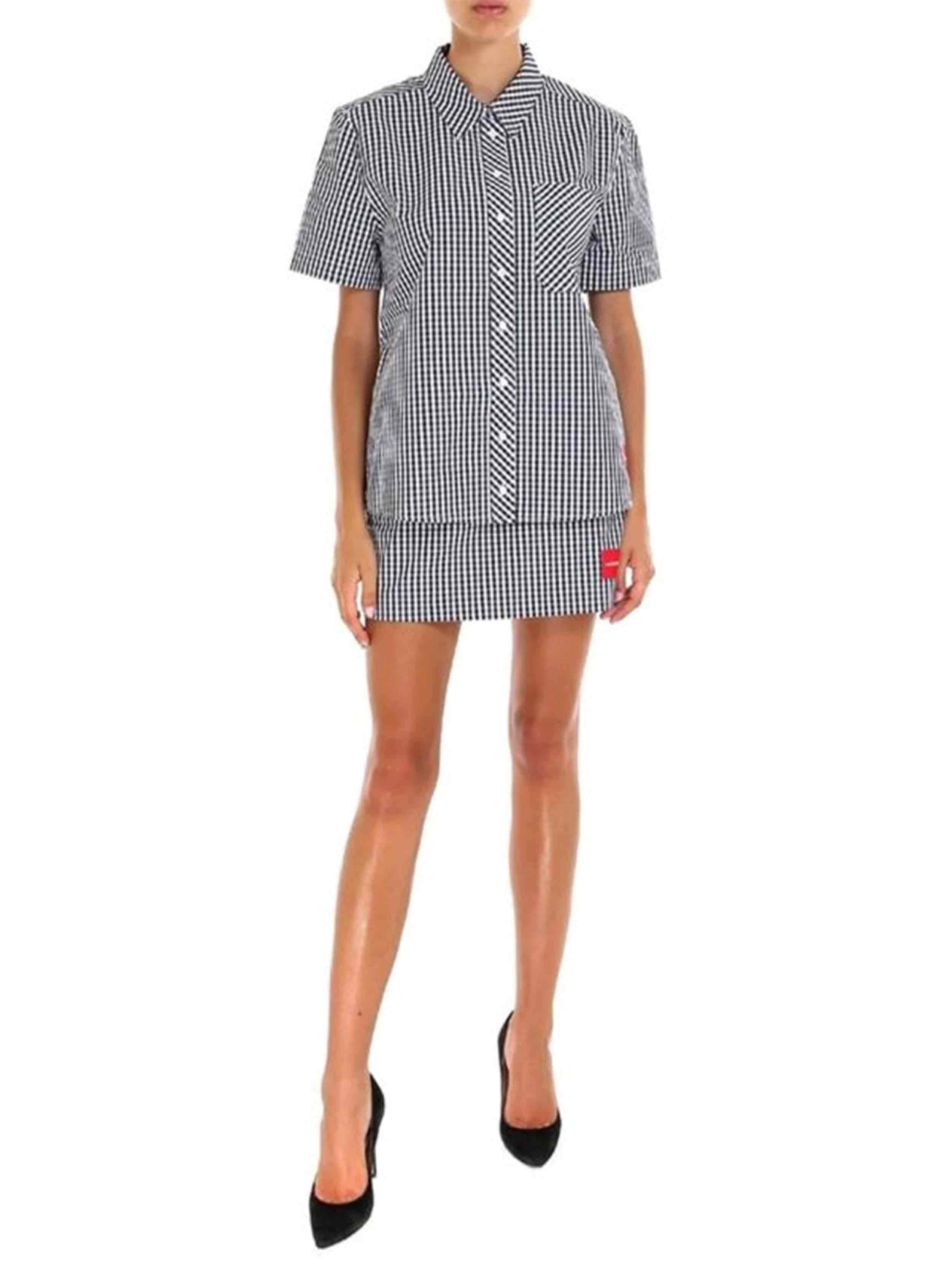 Calvin Klein Jeans - A - Line Gingham Short Skirt - Image 2