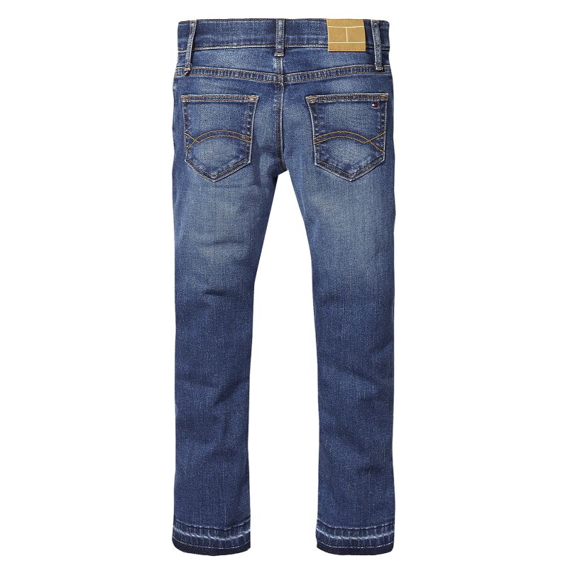 Tommy hilfiger  - Girls -  jeans straight fit - Image 4