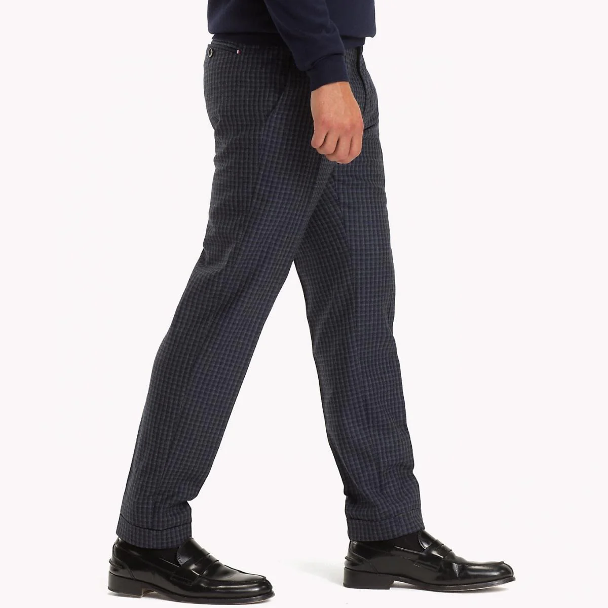 Tommy hilfiger - flannel check slim fit pants  - men - Image 3