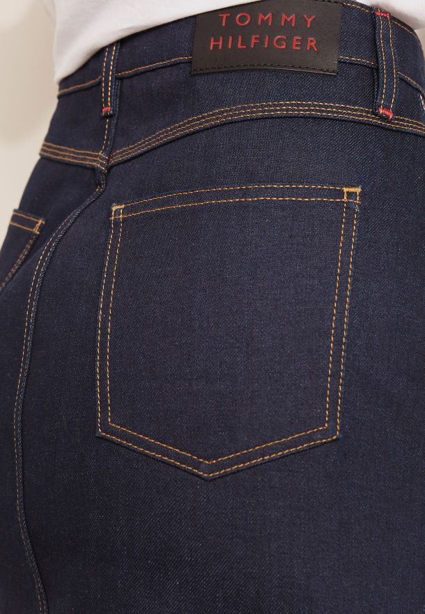 Tommy Hilfiger - Women's Front Split Denim Skirt - Image 5