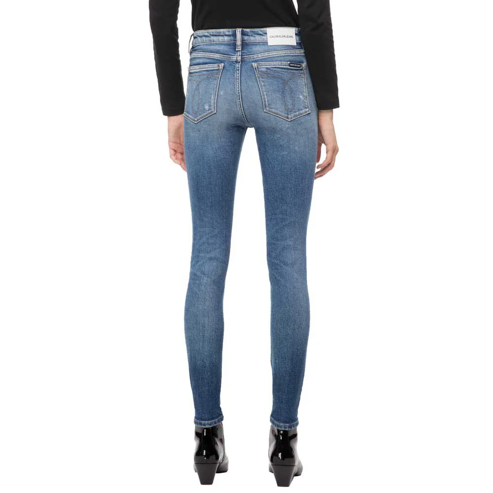 Calvin Klein Jeans - Mid Rise Skinny Ankle West Jeans - Image 2