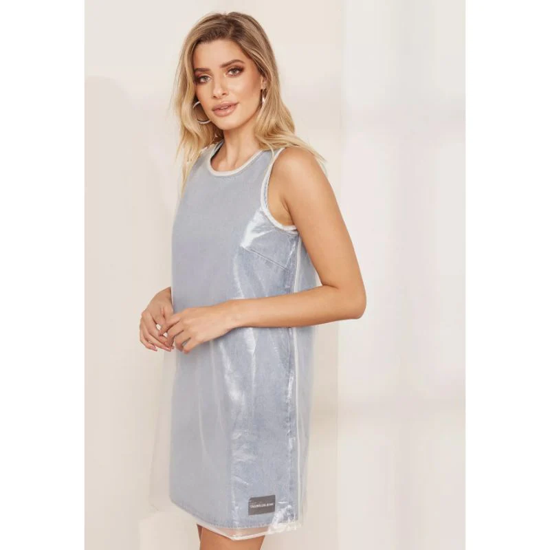 Calvin Klein Jeans - Denim Double Layer Dress - Image 5