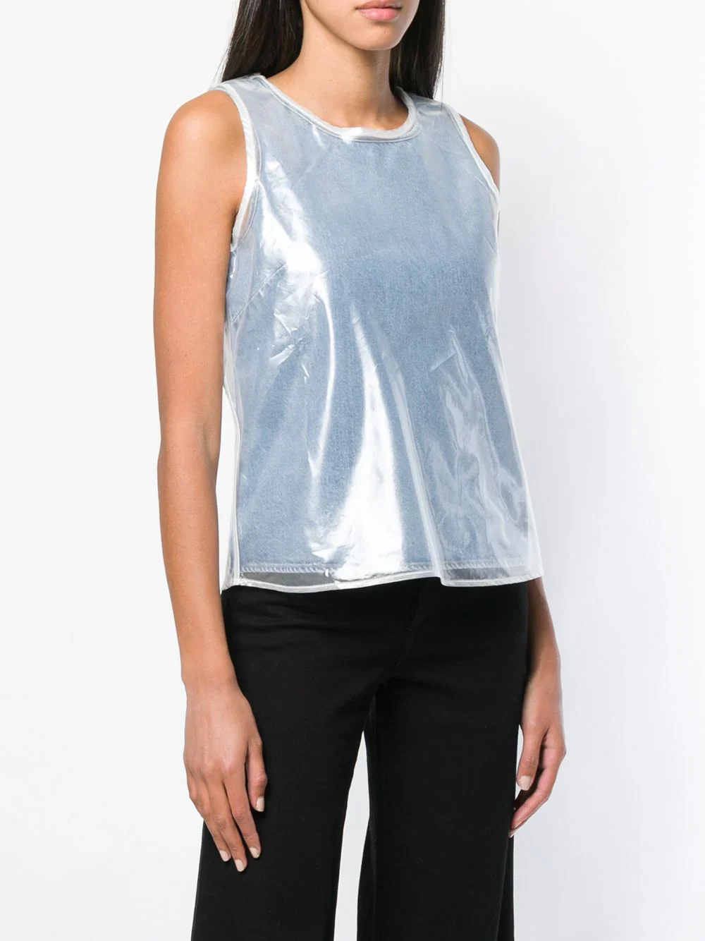 Calvin Klein Jeans - Women's Double Layer Denim Top - Image 3