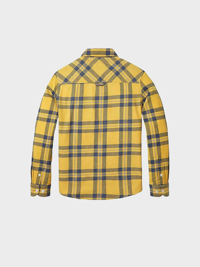 Tommy Hilfiger - Boys' Multi Brushed Twi Check Long Sleeve Shirt - Image 4