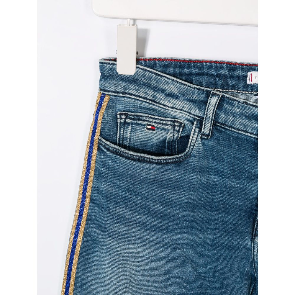 Tommy Hilfiger  - Girls -  Lana Straight Cropped Jeans - Image 6