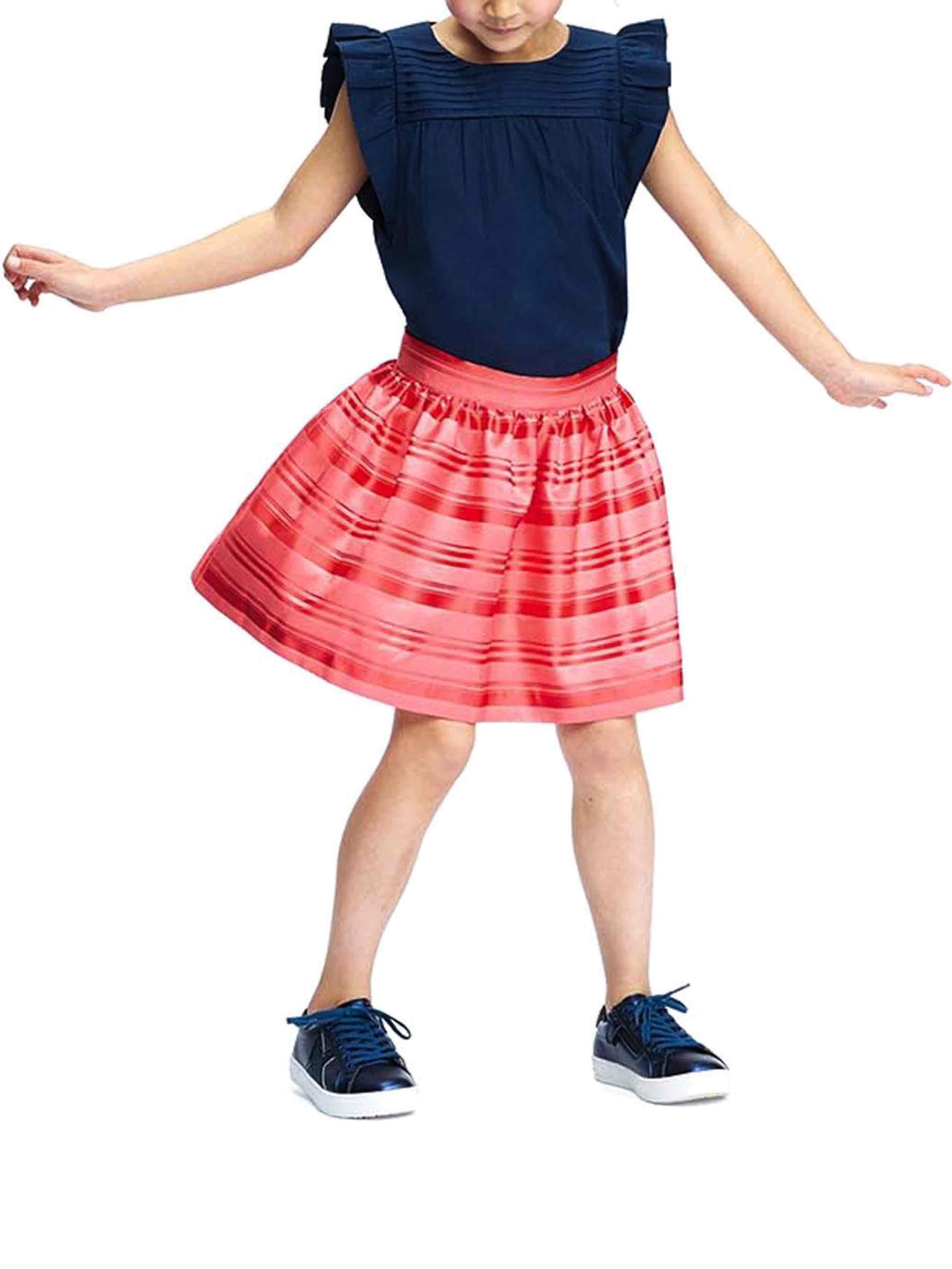 Tommy Hilfiger - Girls' Satin Over Stripe Skirt - Image 4