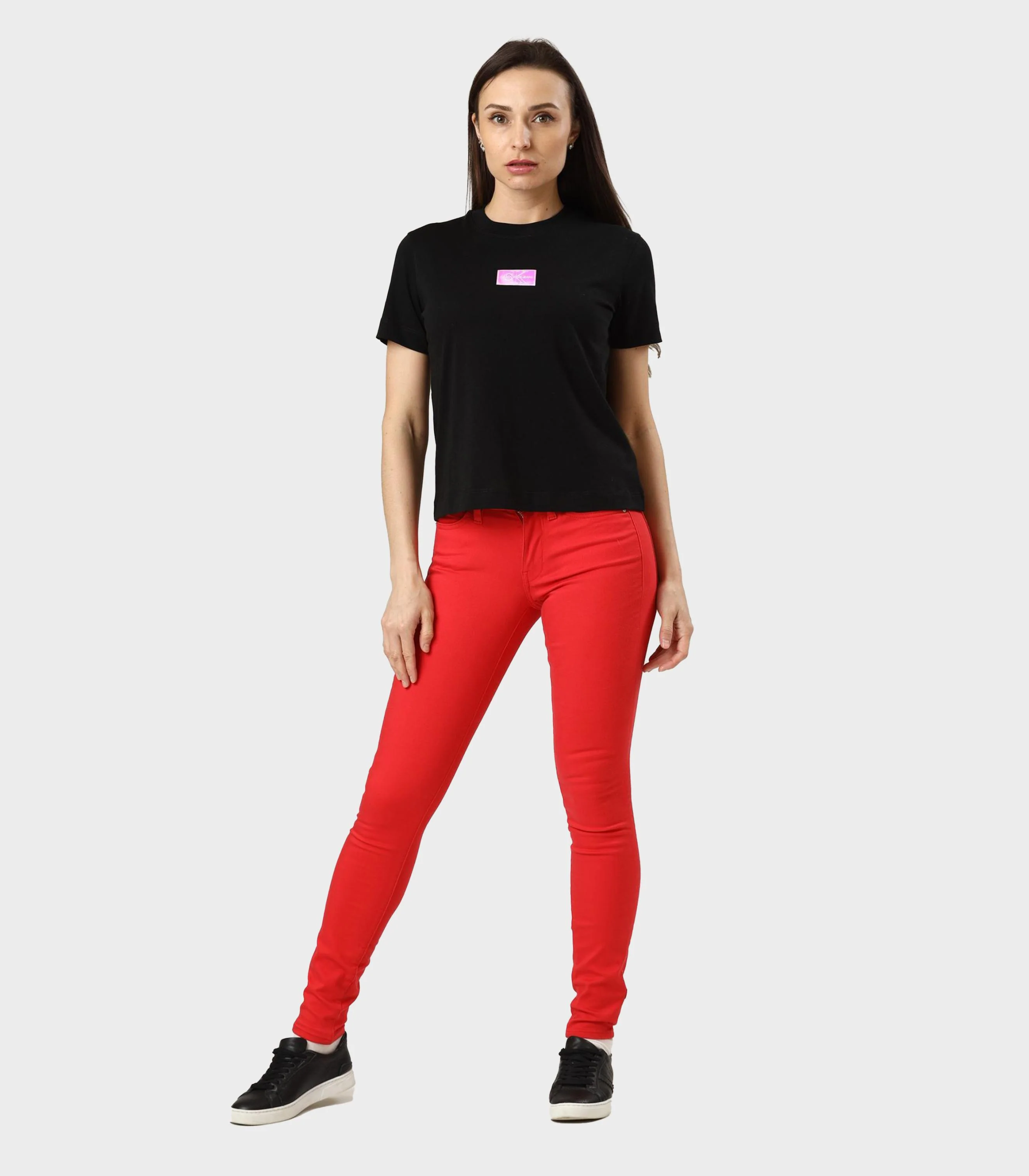 Calvin Klein Jeans - Mid Rise Skinny Stretch Twill Jeans - Image 2