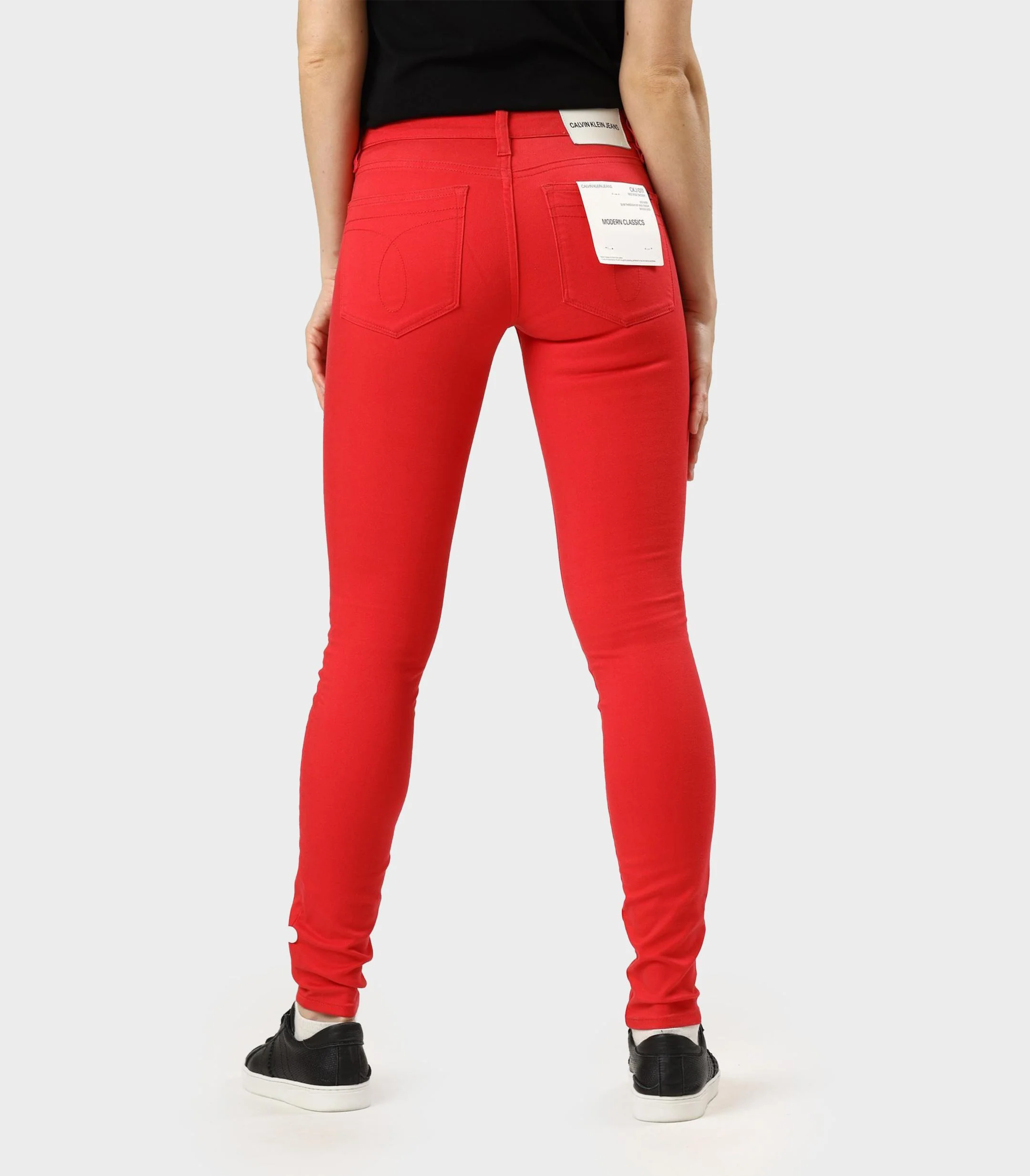 Calvin Klein Jeans - Mid Rise Skinny Stretch Twill Jeans - Image 4