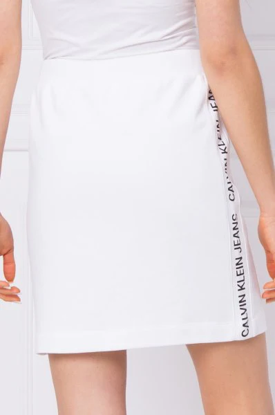 Calvin Klein Jeans - track side logo skirt - women - Image 2