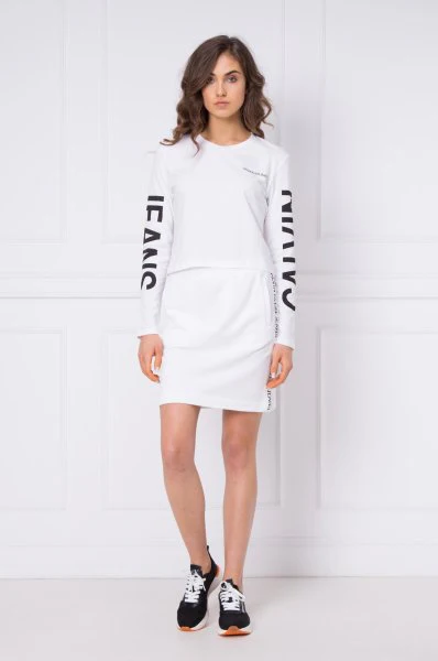 Calvin Klein Jeans - track side logo skirt - women - Image 3